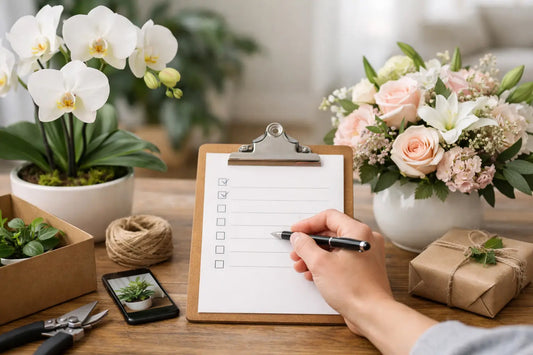 Plant Delivery Service Review Checklist for Gifts