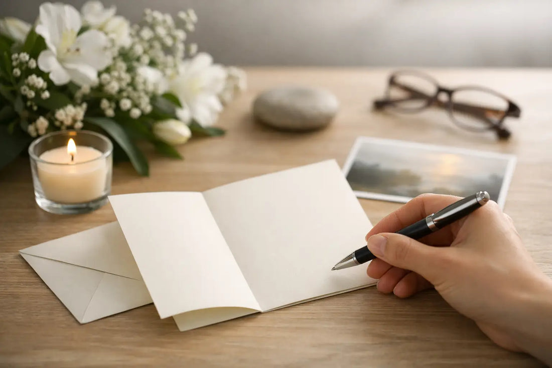 How to Write Sympathy Cards With Comfort and Care