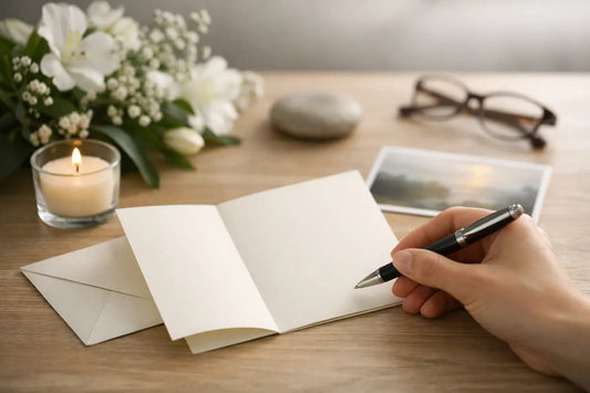 How to Write Sympathy Cards With Comfort and Care