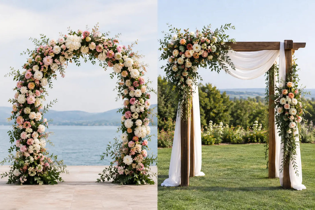 Wedding Flower Arch Versus Arbor Explained