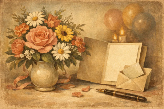 Birthday Flowers With Card Message Ideas
