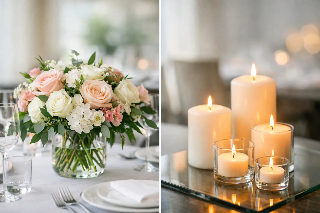 Floral Centerpiece or Candles? Choose the Right One