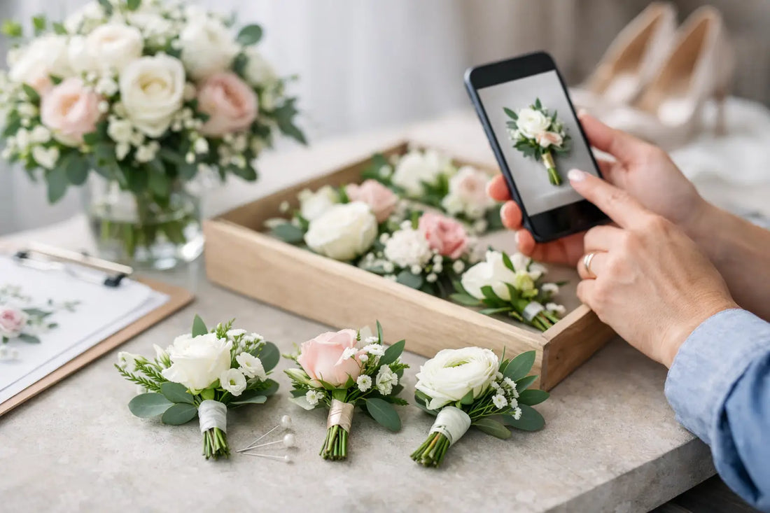 How to Order Wedding Boutonnieres Without Stress