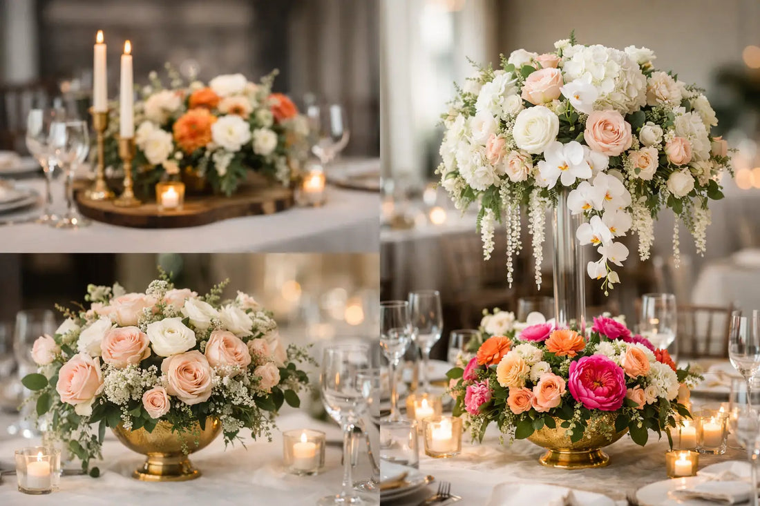 12 Wedding Centerpiece Flowers Ideas
