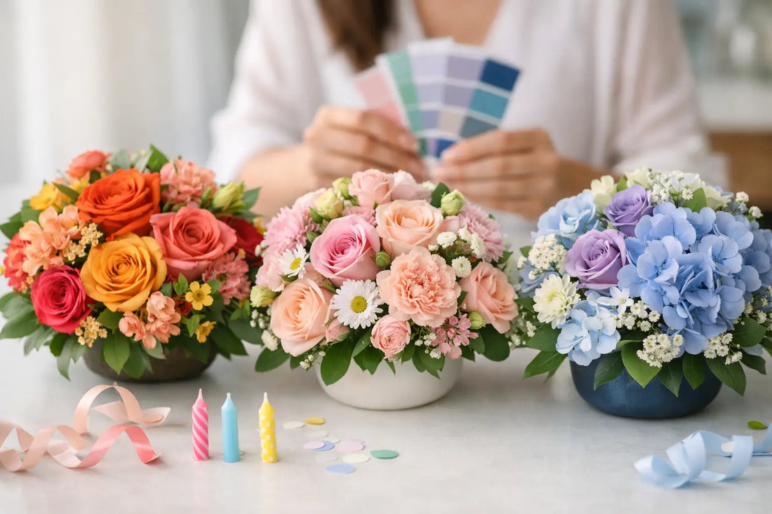How to Choose Birthday Bouquet Colors That Feel Right