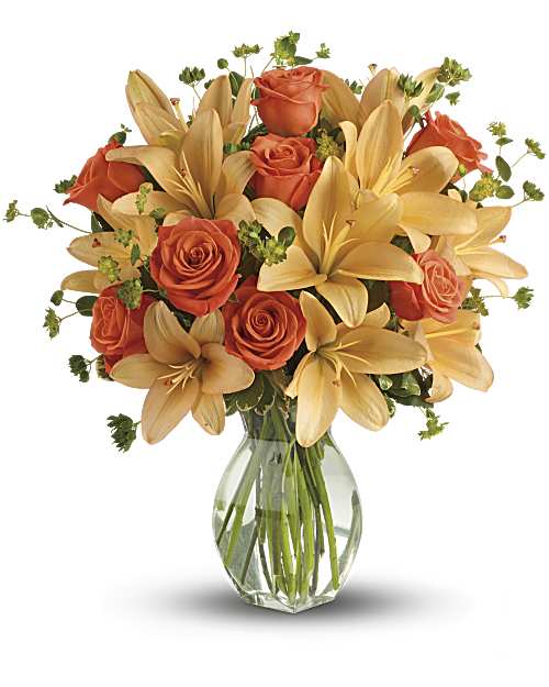 Fiery Lily and Rose