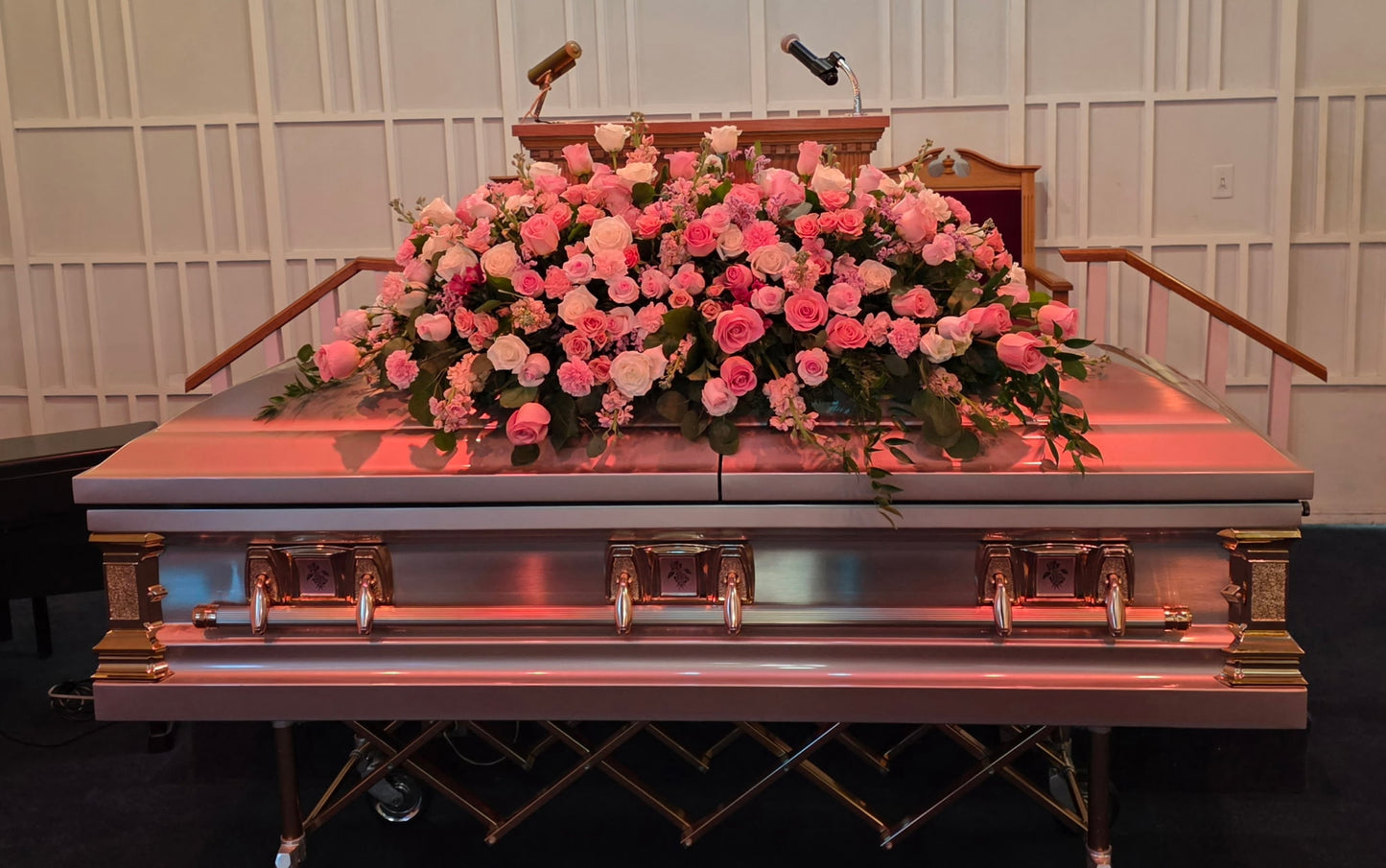 Full Casket Spray- Elegant & Traditional