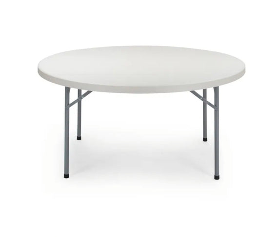 60 inch round table rental - white banquet table for weddings and events
