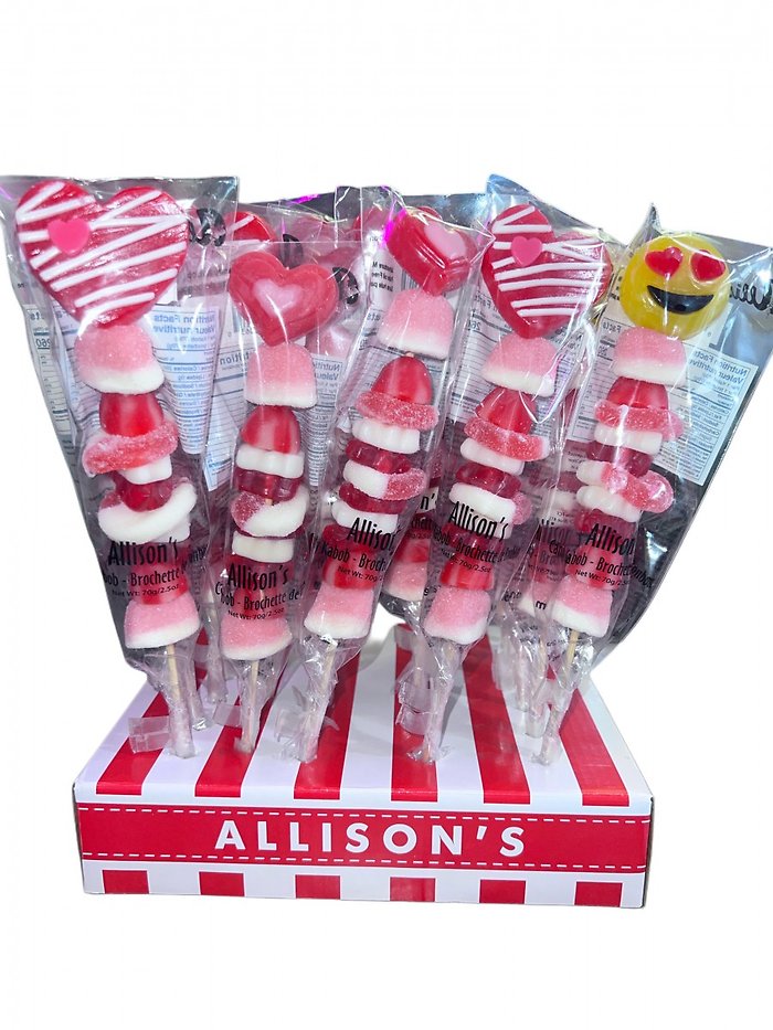 Valentine Gummy Kabobs